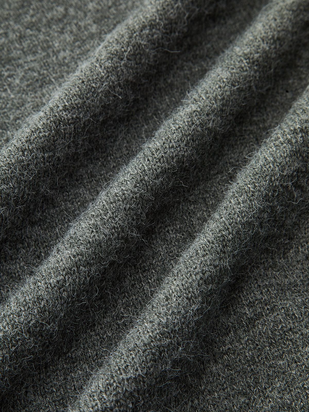 Denim Collar Knit Top