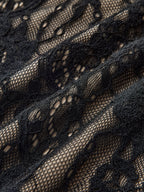 Floral Lace Backless Cami Bodysuit