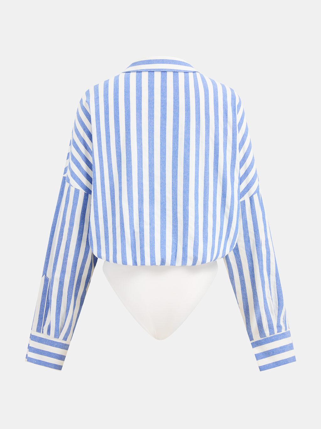 Striped Long Sleeve Shirt Bodysuit